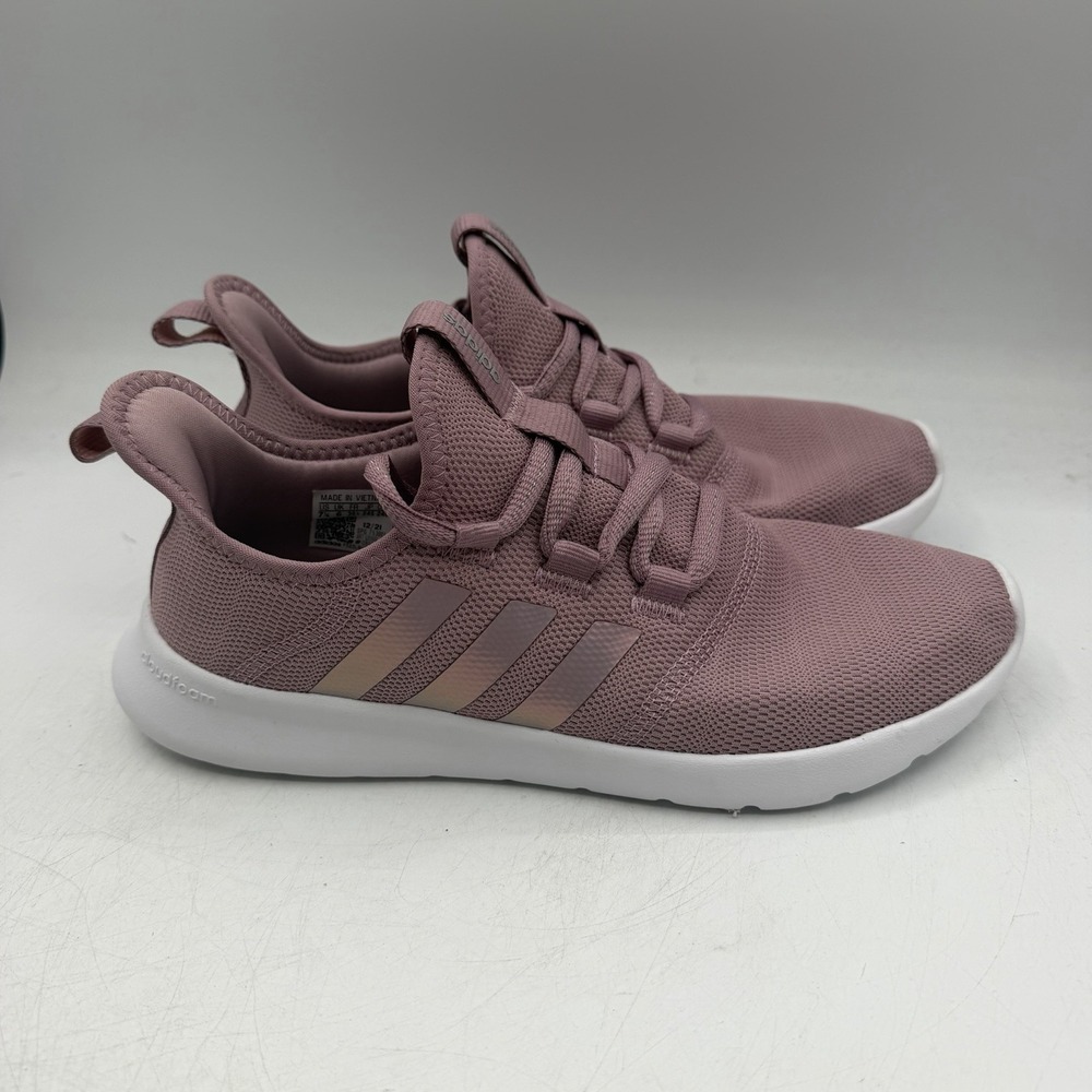 Adidas Cloudfoam Pure 2.0 Running Shoes Womens Sz 7.5 Mauve Sneakers GX1060